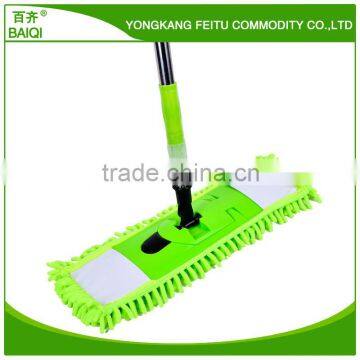 home appliance Steel Pole Material and Telescopic Handle Type microfiber flat mop