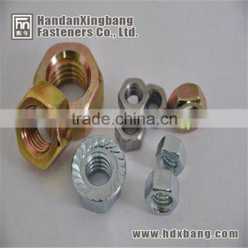 din934 4.8grade nut M27 with zinc palted fastener made in hebei handan