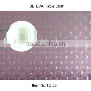 3D EVA Table cover,plastic table cover