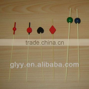 bamboo ball pick,fiberglass stick,artificial flower stick