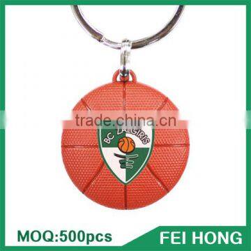 China Supplier Two Sided Printing Basketball Baseball Sports Key Holder photo-3