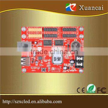 Normal/Shared program ethernet and USB port LED display control card