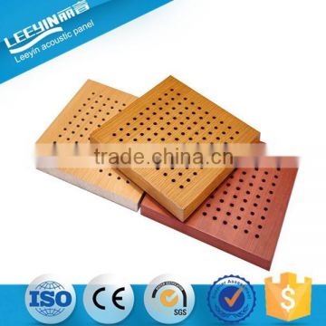 Cheap Sound Proofing Material Wooden Perforated Acoustic Panel