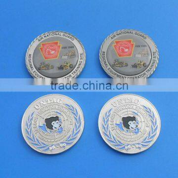 Coin with printing sticker-------AIR NATIONAL GUARD