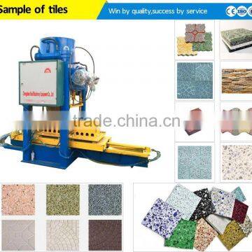 Made in China 400x400mm 500x500mm concrere floor tile making machine/tile manufacturer paving floor tile making machine