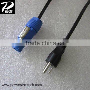 America standard power cord with powercon