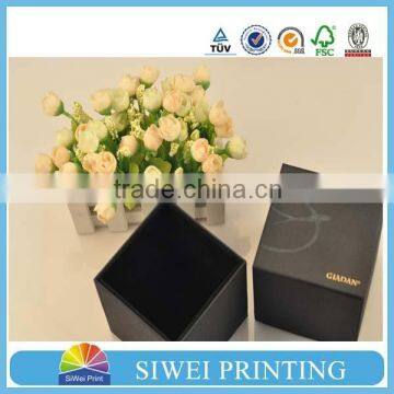 China Elegant Beautiful Jewelry Packaging Paper white square cardboard box