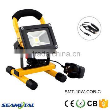 10W LED Outdoor Emergency Portable Rechargeable Flood Light Working Lamp