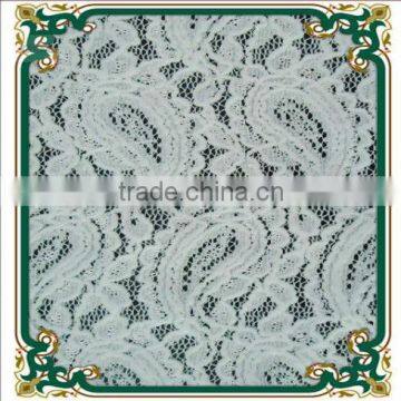 Flower cotton lace fabric & eyelash lace fabric