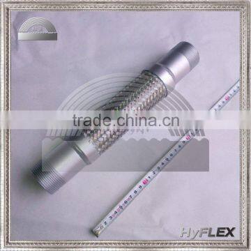 Flexible BRAIDED HOSE With THREADED NIPPLES CARBON STEEL NPT NIPPLES photo-2