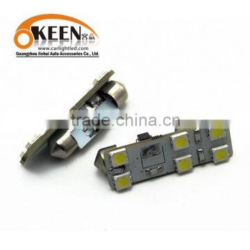 DC 12V auto led dome interior foot 5050 smd light for Passat B5 led interior lamp car reading light