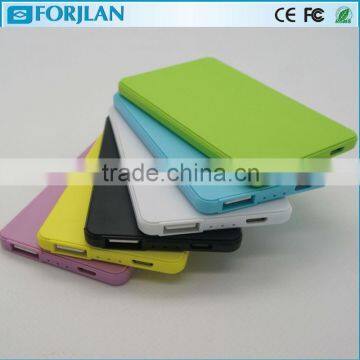 free sample portable usb slim mobile power bank 2200mah