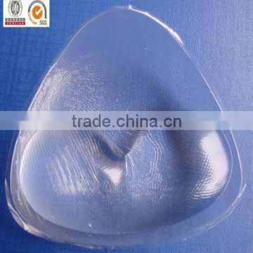 Silicone triangle bra pads for swimwear