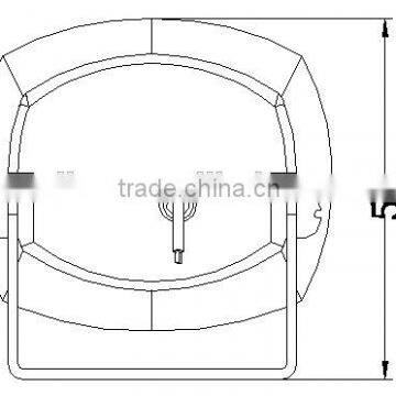 White/black Small Good Quality Piezo Siren photo-2