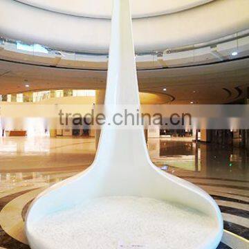 artistic Shopping Mall fibreglass sitting space/Creative custom made public seat