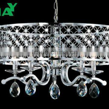 steel frame affordable crystal chandeliers by Amay Lighting Factory MD2139