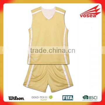 2015 High quality Hot sell Basketball Jersey/100% Polyester Jersey/Cheap basket Ball Jerseys