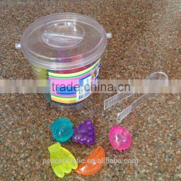 PS ice bucket with tong