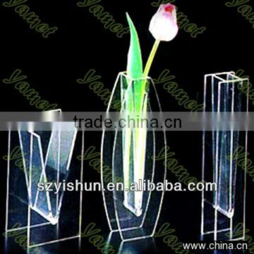 Manufacturing clear acrylic vases clear acrylic square vases