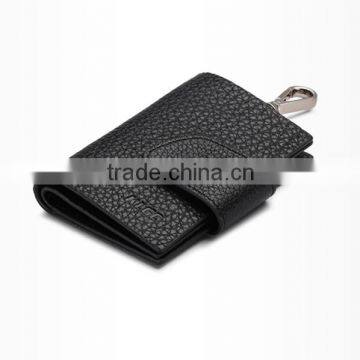 MOQ 1 PCS Genuine Leather Key Wallet photo-3