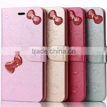 Nice Design Hello Kitty Wallet Leather Case For IPhone 5/5s photo-5