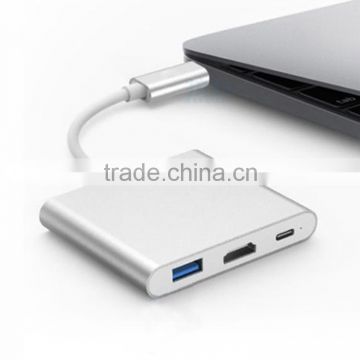 Shenzhen Factory Supply Multi Functions Adapter MultiPorts USB Type C Adapter