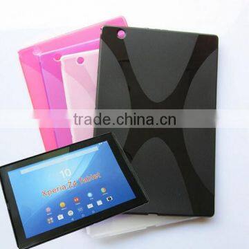 X Line Soft Gel TPU Skin Case Cover For Sony Xperia Tablet Z4 10.1" inch