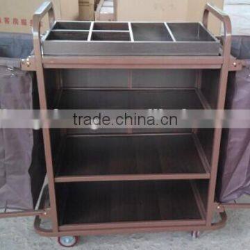 Metal Cleaning Cart With Wheels JC-TC36 photo-2