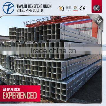 Hot-dipped Zinc Coated Galvanized Square Tube Brackets/tubo Galvanizado de Acero photo-2