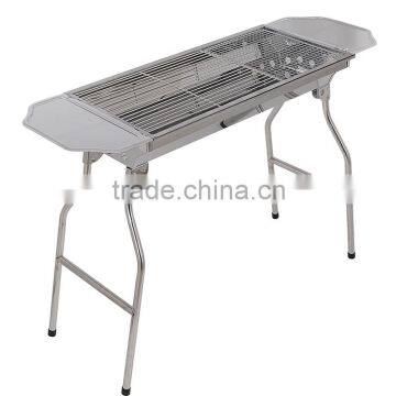Stainless Steel Outdoor Barbecue Grill With Barbecue Grill Table photo-3