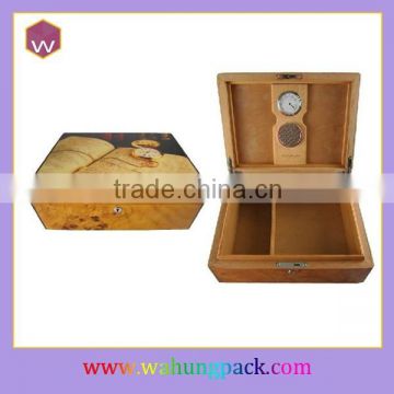 Lacquered Cigar Boxes Cases Wood Design With Inner Cigar Tray photo-5