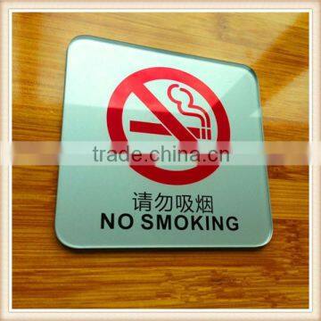 NO SMOKING Acrylic Plastic Sign Plate Warning Board Sticker photo-3