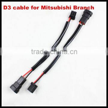 D3S HID Xenon Bulb Replacement Power Cords Cables For Mitsubishi D3 HID Ballasts Adapter Plug