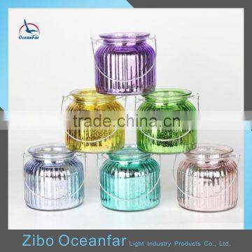 Bulk Buying Holder Candle Lanterns Cheap Colored Recycled Glass Candle Holder