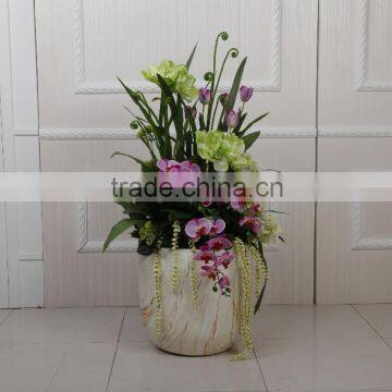 Hot selling 2015 Newest design handmade Artificial Flower arrangement for hotel