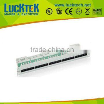 25 ports CAT.3 ISDN patch panel