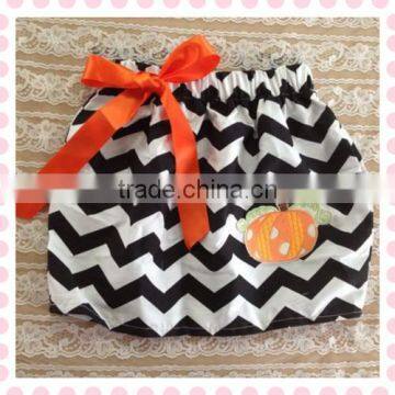 New Fashion! Halloween Baby Skirt Cotton Chevron Baby Girls Mini Skirt Beautiful Baby Girls Short Skirts