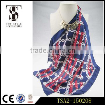 high cost performance 100% silk digital printed multi colors breathable fashion chinese silk scarf