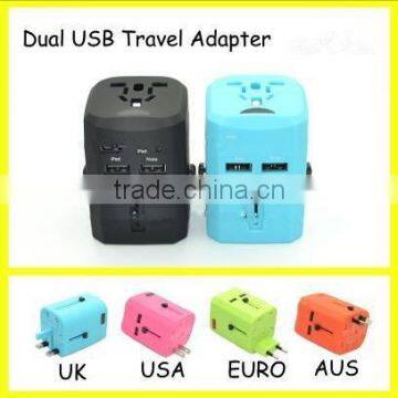 Universal grade universal USB travel adapter