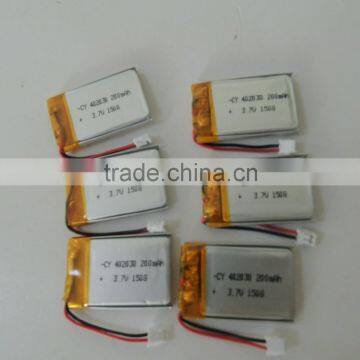 Wholesale High Rate 3.7v 402030 200mAh 15C Lipo Battery RC Helicopter Polymer Battery 3.7v 220mah Li-polymer Battery photo-3