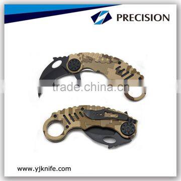 S/S3Cr13 Axis Lock Folding Pocket Knife with Camo Handle