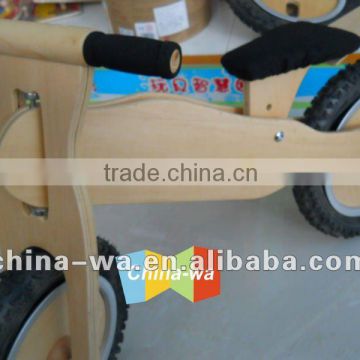 new wooden balance bicycle or bike toy for children