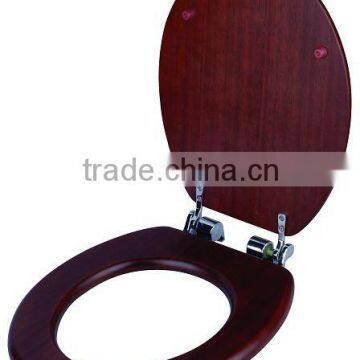 hot-selling slow-close wooden toilet seat cover