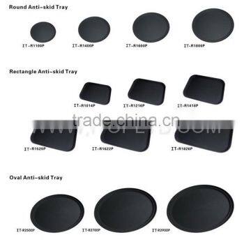 Plastic Non-slip Fast Food Tray/Round Anti-skid Tray photo-4