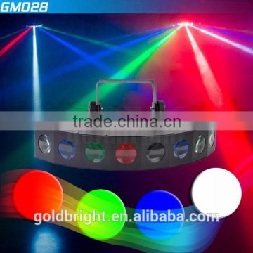 Splitter stage effect equipment moon effect 2 red 2 blue 2 green 2 white 5w led dj effect lights