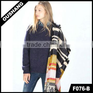 F076-B Super Thick Warm Best-Selling Scarf Shawl