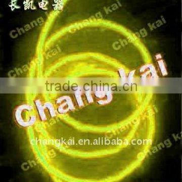 5.0mm Yellow High brightness EL wire with double core