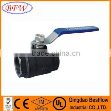 a105 steel threaded end ball valve