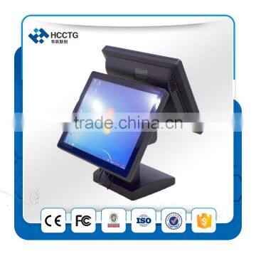 15' All in One Dual Screen Touch Widows POS Terminal Machine -HZQ-T9080D photo-2