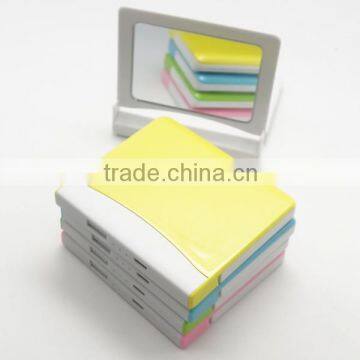 High quality colorful LED 2600 mAh power bank with mirror for Promotional Gift